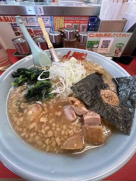 「和節とんこつ醤油ラーメン」@ラーメン山岡家 牛久店の写真