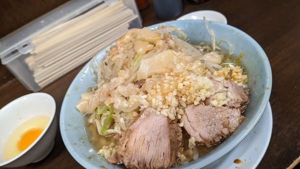 「小ラーメン(野菜ニンニクアブララー油)」@らーめん玄の写真