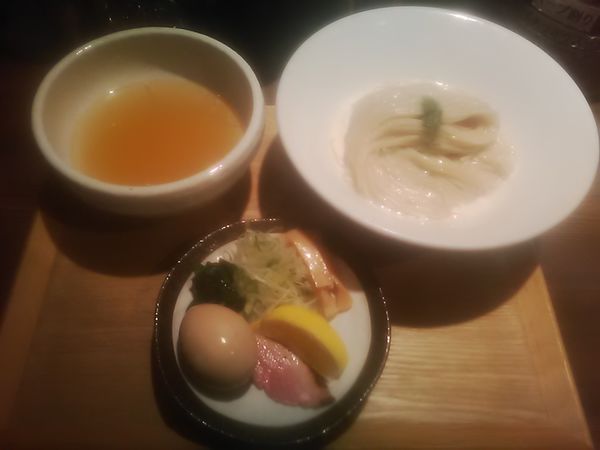 「鴨出汁塩つけ蕎麦(塩) ¥1100」@鴨出汁中華蕎麦 麺屋yoshikiの写真