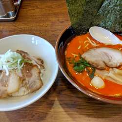 豚骨味噌ラーメンセット+コクの辛みそ