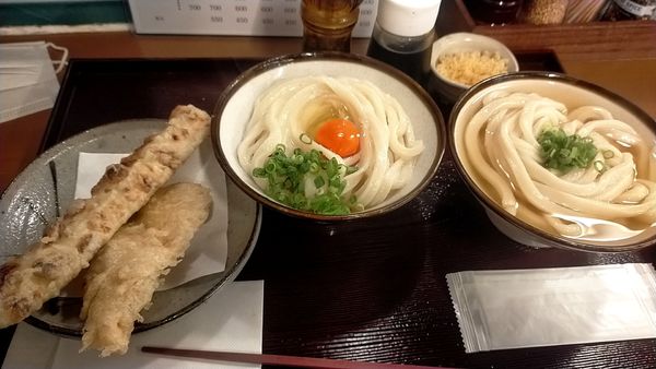 「食べ比べセット（あつあつとかまたま）ちくわ天、納豆包み揚げ」@たかしまの写真