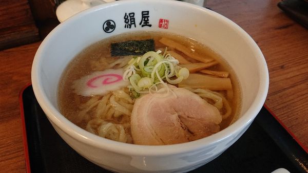 「ラーメン半チャーハンセット 930円」@絹屋の写真