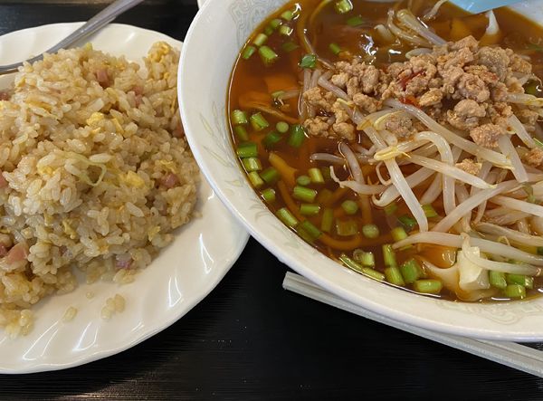 「台湾刀削麺セット【チャーハン】（880円）」@台湾料理パンダの写真