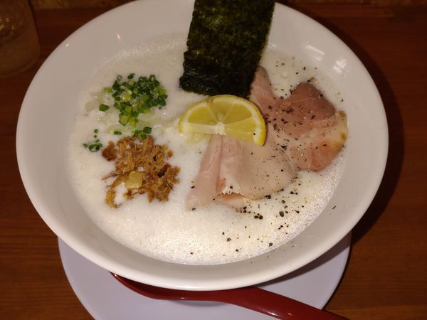 「鶏白湯そば」@らーめん コットンポットの写真