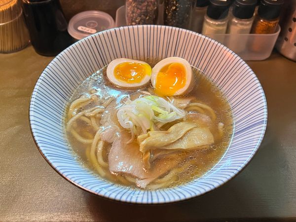 「味玉貝中華」@中華蕎麦 マリブ軒の写真
