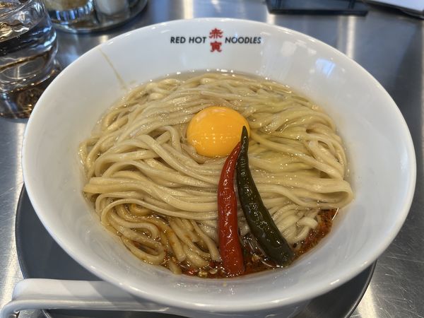 「鬼そば　辛さ普通」@中華そば赤寅の写真