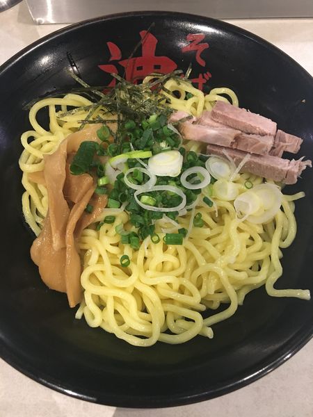 「辛味噌油そば(820円)」@東京油組総本店 神保町組の写真