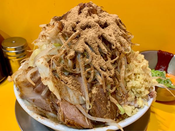 「小豚　しょうが　おさかな天国　ねぎたま」@ラーメン二郎 八王子野猿街道店2の写真