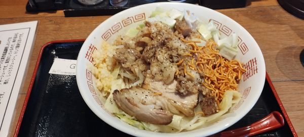 「G系まぜそば(1000円)」@鎌ヶ谷 製麺堂てつの写真
