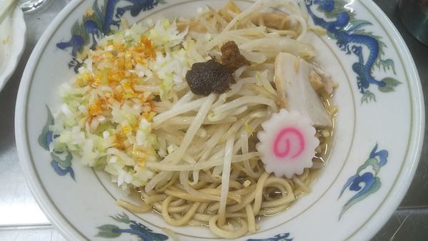 「油そば(麺軽め)」@中華そば みたかの写真