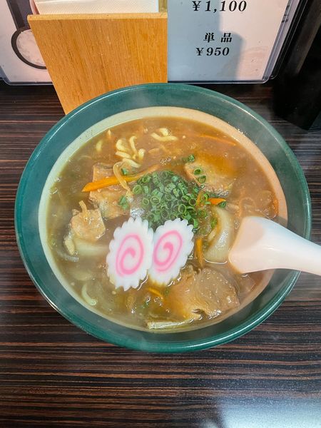 「カレーらーめん(950円)」@新潟らーめん がんこ屋の写真
