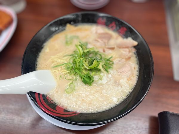 「期間限定　鶏白湯ラーメン+ハムカツ定食」@京都北白川ラーメン魁力屋 瑞穂店の写真