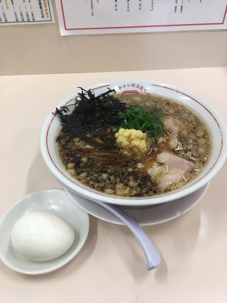 「背脂生姜ラーメン」@ラーチャン専門 我武者羅 蒲田店の写真