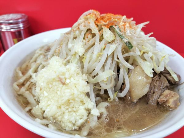 「ラーメン（小）ニンニク￥８５０」@ラーメン二郎 柏店の写真