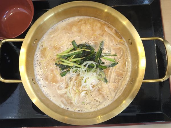 「もつ鍋ら~めん」@ゆで太郎 前橋朝日町店の写真