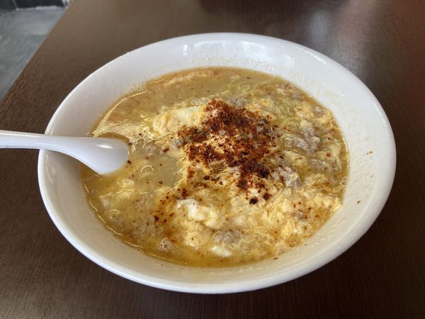 「ガーリック坦々麺(750円)」@中華料理 明華の写真