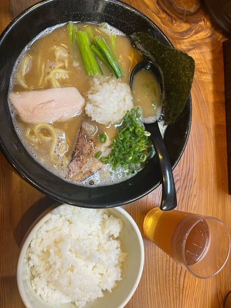 「鶏白湯ラーメン850円」@三代目麺処 「まるは」極 船橋店の写真