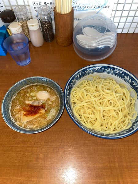 「つけめん2玉味付玉子¥1,280円」@中華そば 中村屋の写真