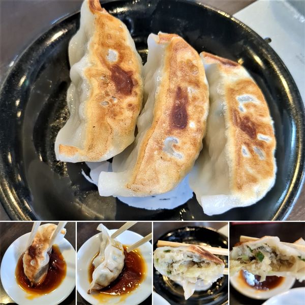 「豚めしセット(餃子3個)　470円」@らあめん花月嵐 浅草橋店の写真