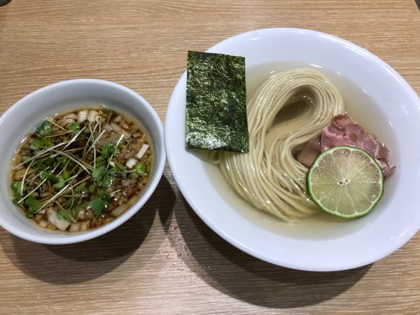 「【限定】昆布水つけ麺　920円」@一番だしラーメン しんせんの写真