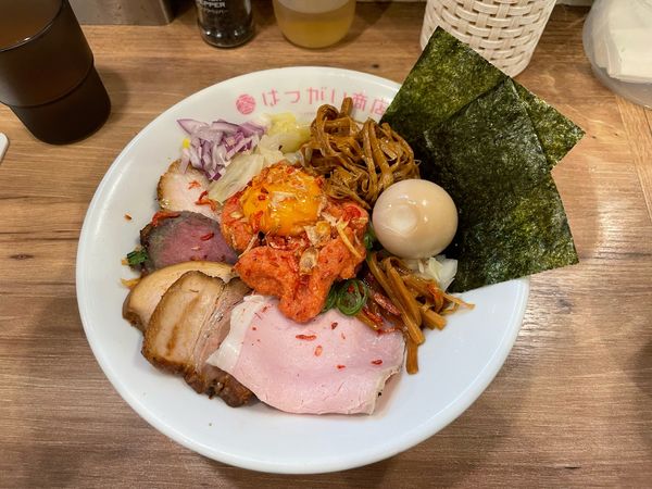 「【限定】明太まぜそば」@はつがい商店の写真