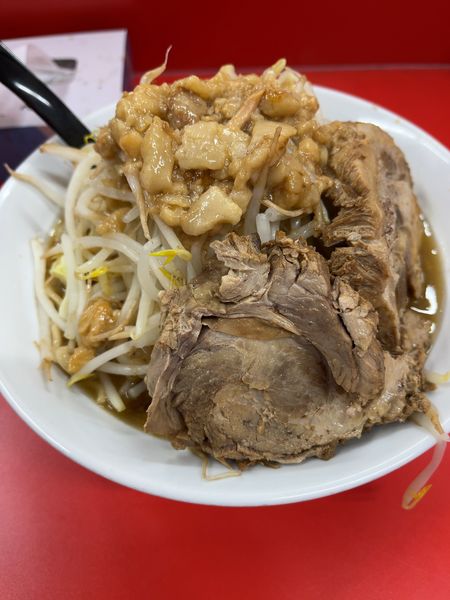 「小ラーメン+ブタまし」@立川マシマシ 上尾店の写真