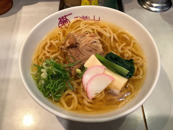 「【限定】スペアリブの柔らか煮 鰹風味の中華蕎麦」@中華蕎麦 瑞山（ZUIZAN）の写真