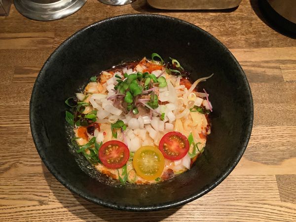 「【数量限定】濃厚冷し担々麺」@中華そば 麺壁九年 本店の写真