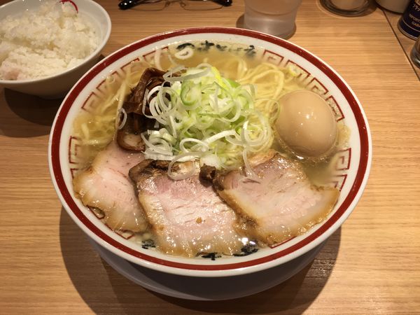 「中華そば味玉トピ」@田中そば店 九段下店の写真