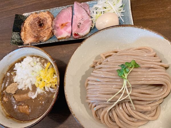 「特製つけ麺（中）」@麺屋みつば＋クローバーの写真