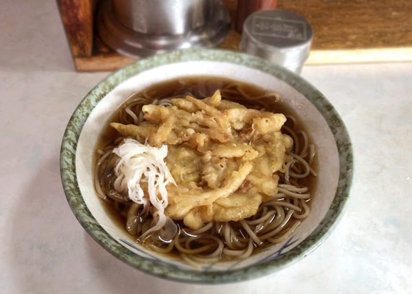 「かき揚げそば(380円)」@立喰そば・うどん 和泉の写真