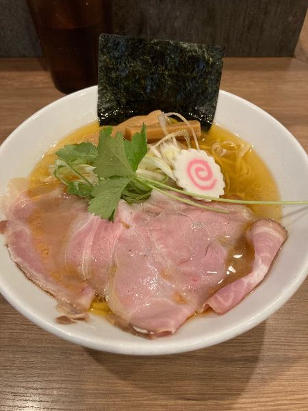 「【限定】オマール海老の塩蕎麦」@煮干拉麺 小烏丸 問屋町店の写真