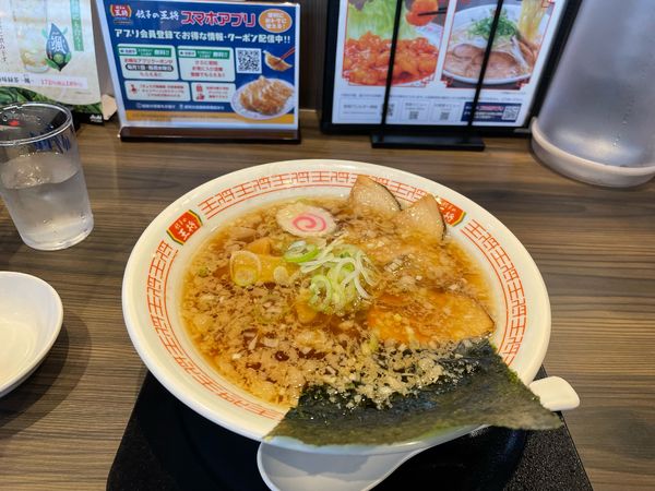 「忘れられない中華そば　748円」@餃子の王将 新青梅武蔵村山店の写真