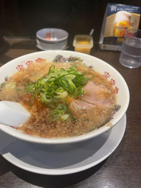 「ラーメン・豚キムチセット」@来来亭 新堀川店の写真
