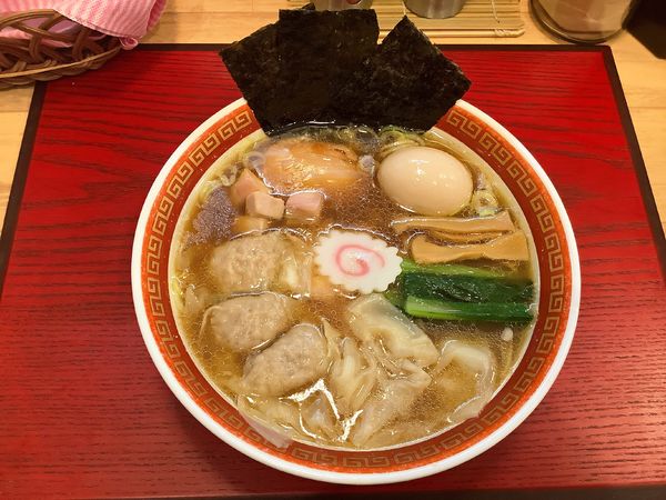 「特製ワンタン麺」@麺創庵 砂田の写真