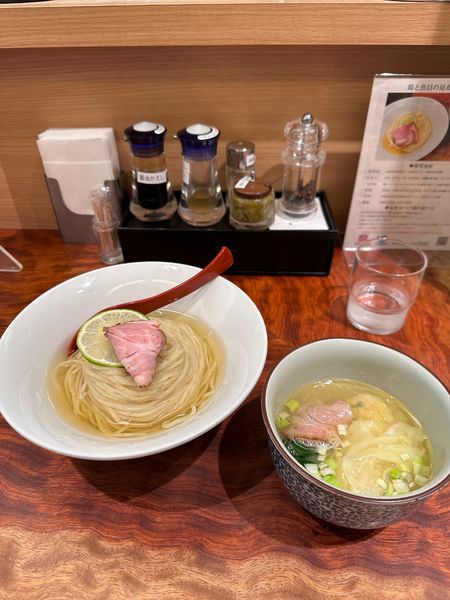 「昆布水つけ麺」@三馬路 東京店の写真