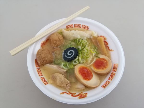 「ドラゴンラーメン × 麺処大木 奥久慈しゃもの茨城鶏白湯」@大つけ麺博 Presents     帰ってきた最強ラーメン祭の写真