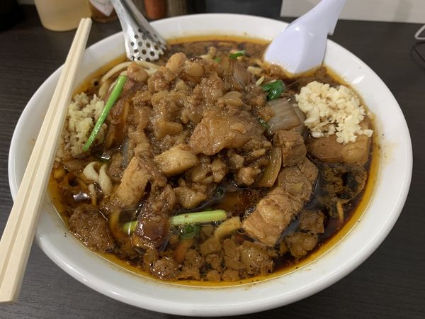 「スタ満ソバ　900円」@元祖スタミナ満点らーめんすず鬼 狭山ヶ丘分店の写真