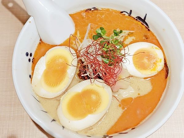 「和風担々麺＋縁たま」@与ろゐ屋の写真