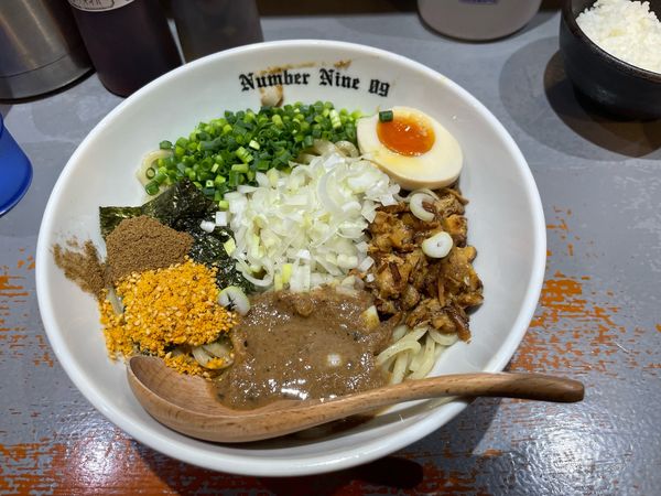 「まぜそば」@麺Dining Number Nine 09の写真