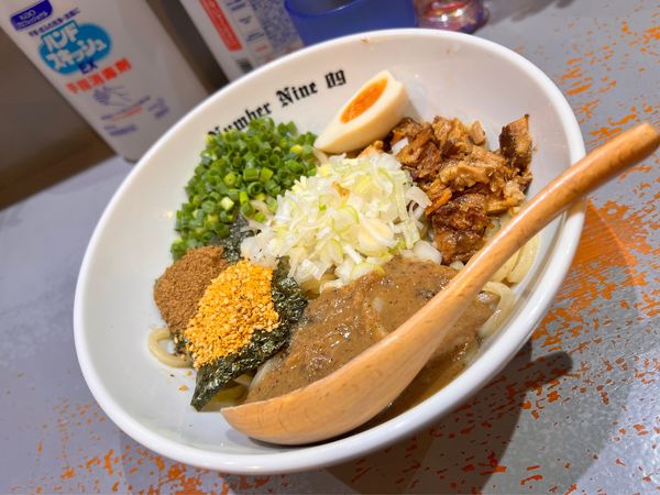 「まぜそば」@麺Dining Number Nine 09の写真