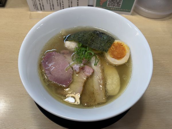 「特製白醤油らぁめん」@麺屋 いちょうの写真