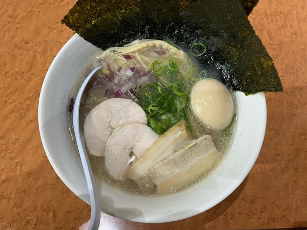 「特製はまぐり中華そば（塩）」@中華そば 麺屋 来陣の写真