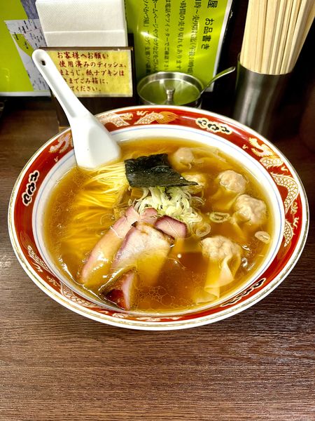「ワンタン麺」@支那ソバ かづ屋の写真