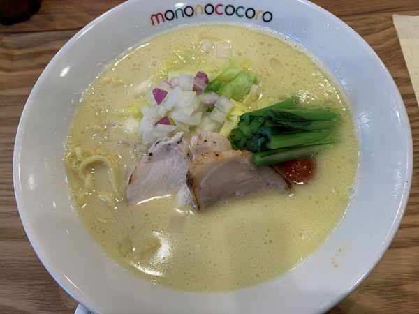 「純鶏白湯らーめん」@もののこころ 新鎌ヶ谷の写真