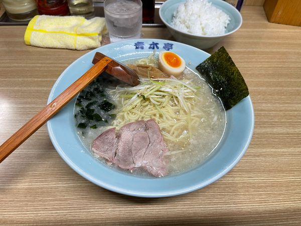 「ラーメン小 塩」@ラーメン青木亭 草加店の写真
