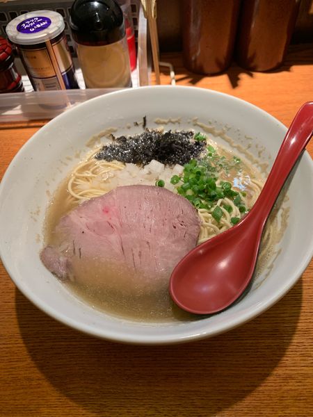 「煮干しそば塩　800円」@麺屋 烈の写真