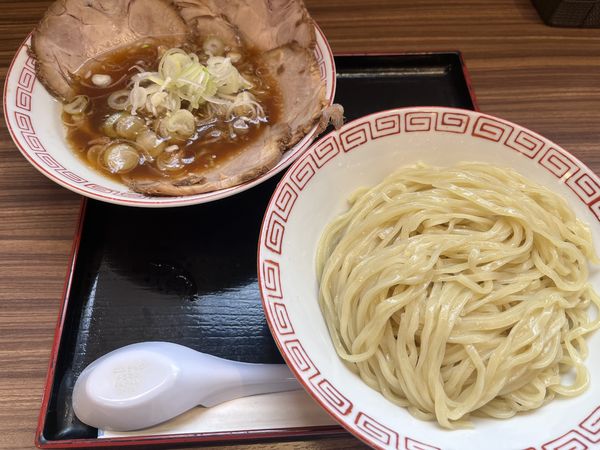 「肉盛りつけ麺　大盛り」@中華そば わだ屋 別店の写真