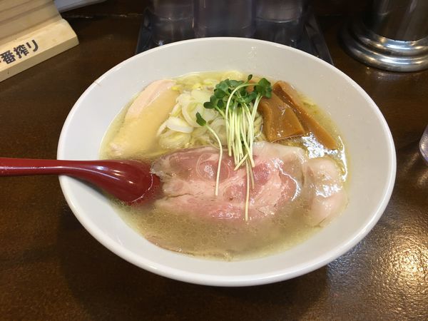 「鶏清湯SOBA塩」@鶏SOBA新之助の写真