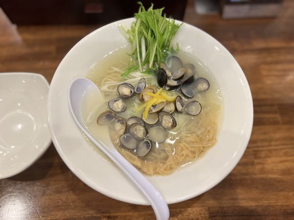 「貝出汁しじみそば 940円」@麺処 リュウグウの写真